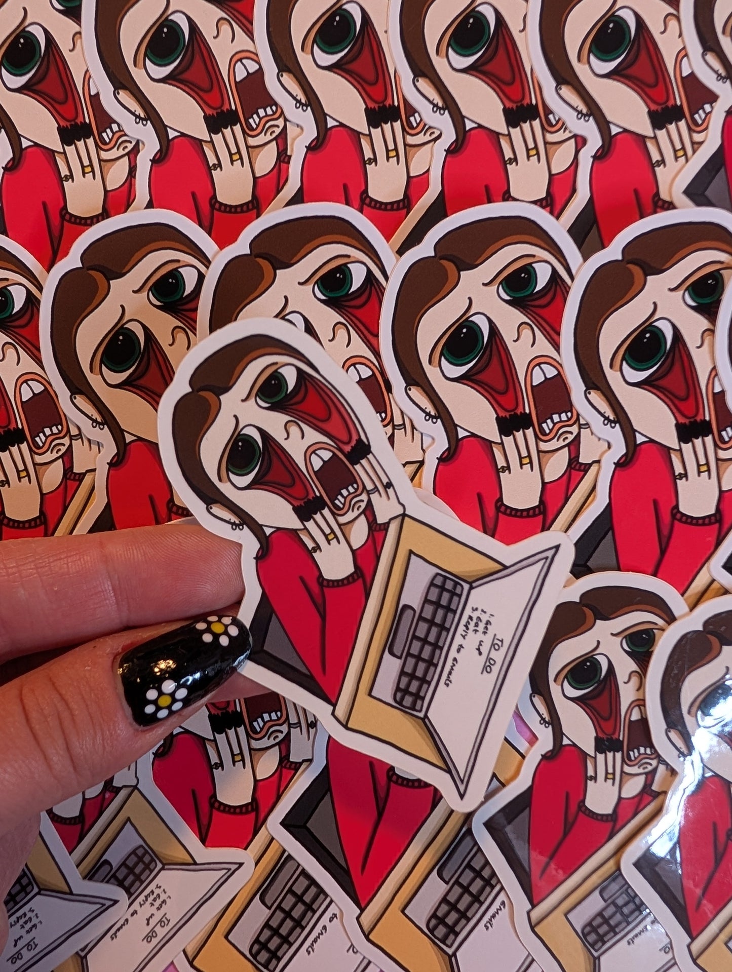 'Doing admin' sticker (Small)