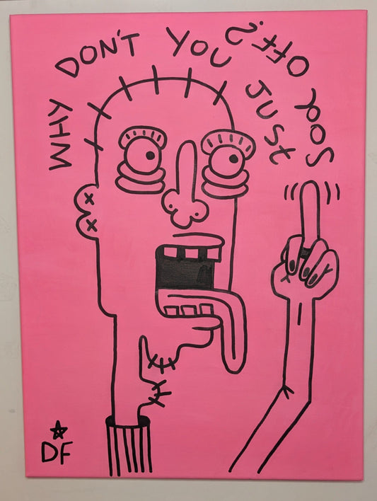 'Why don't you just sod off?' painting