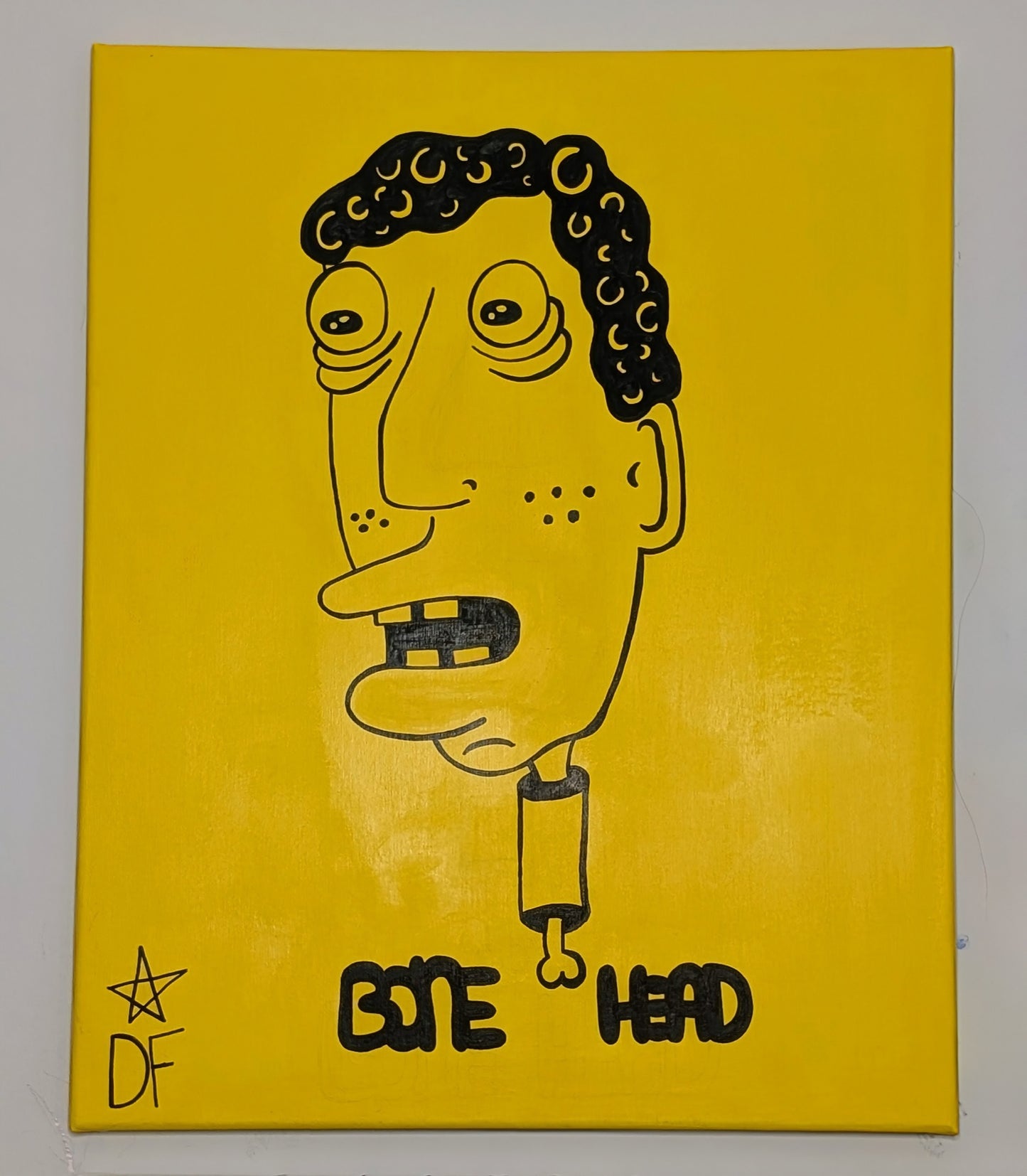 'Bone head' painting