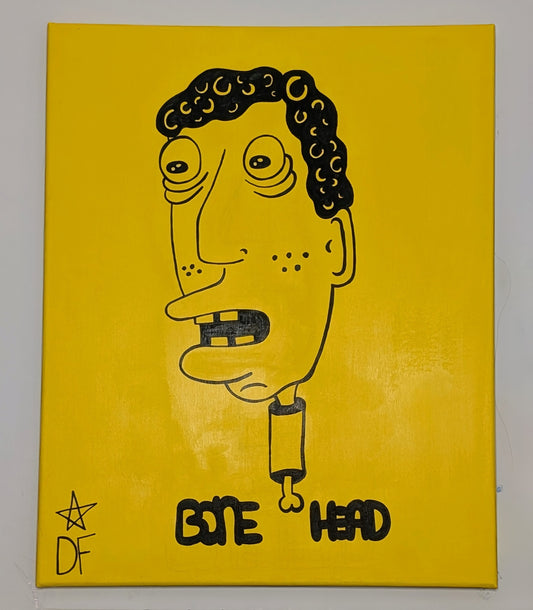 'Bone head' painting