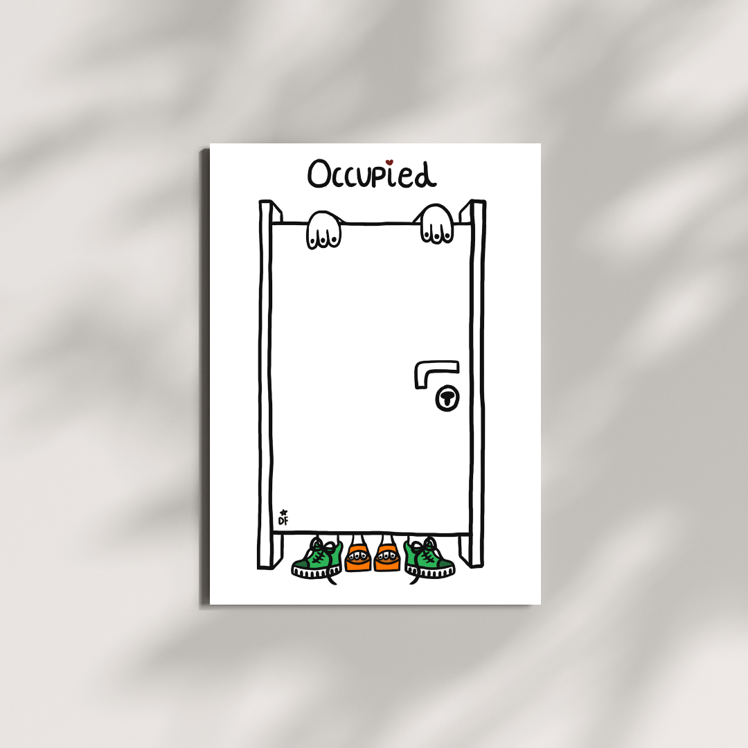 'Occupied' mini print